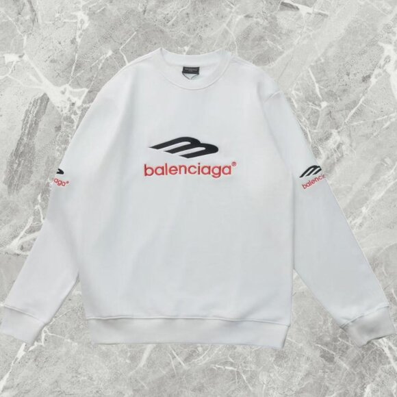 Balenciaga men's white short sleeve